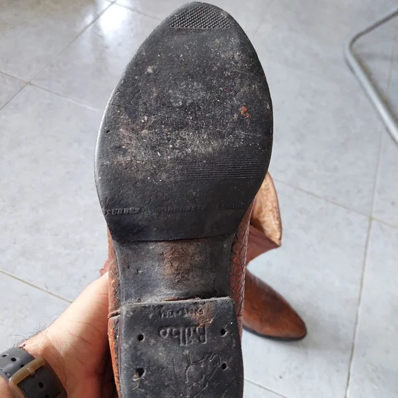 Pre Ban Sea Turtle Western Cowboy Boots - Picture 6 of 16